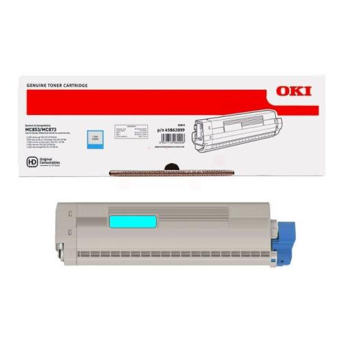 Oki toner cyan (45862839)