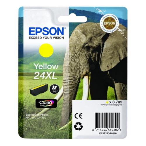 Epson cartouche d'impression jaune (C13T24344012 / 24XL) (grande capacité)