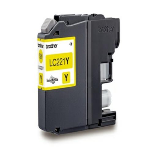 Brother cartouche d'impression jaune (LC221Y)