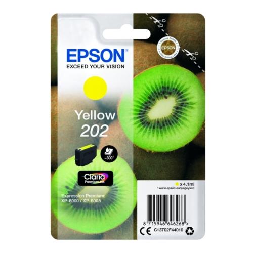 Epson cartouche d'impression jaune (C13T02F44010 / 202)