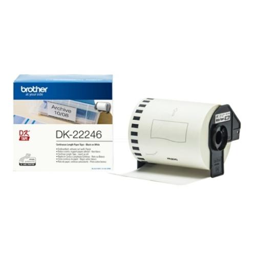 Brother étiquettes blanc (DK22246), 103mm