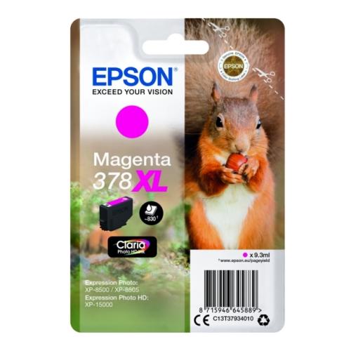 Epson cartouche d'impression magenta (C13T37934010 / 378XL) (grande capacité)