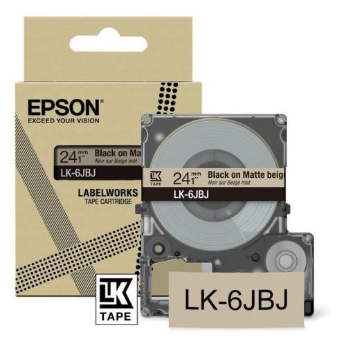 Epson étiquettes noir (C53S672092 / LK6JBJ)