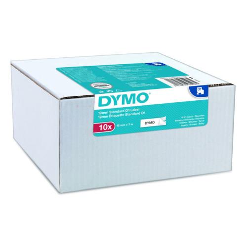 Dymo étiquettes noir sur blanc (2093097), 12mm
