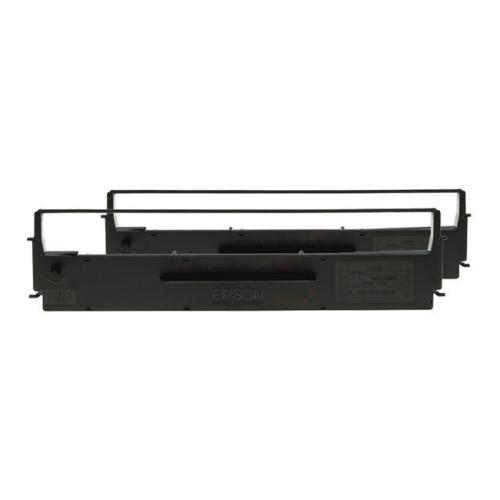 Epson ruban noir (C13S015646 / 7753) (Double Pack)