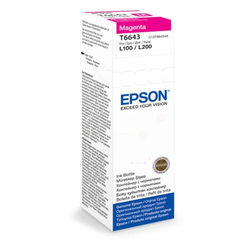 Epson cartouche d'impression magenta (C13T66434A / T6643)