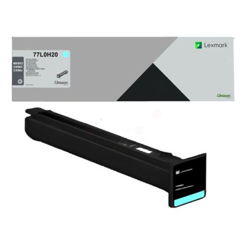 Lexmark toner cyan (77L0H20 / 077L0H20) (grande capacité)