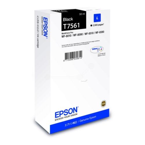 Epson cartouche d'impression noir (C13T75614N / T7561)