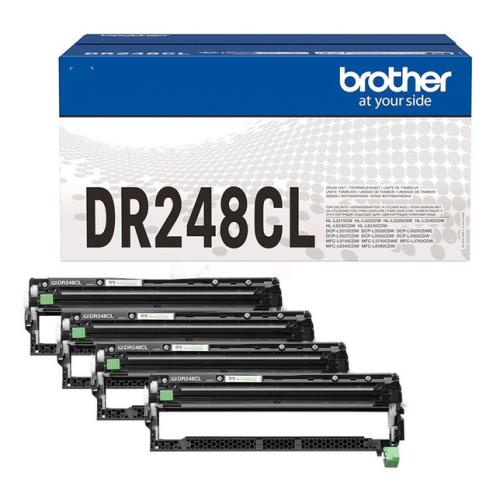 Brother kit tambour imprimante noir / cyan / magenta / jaune (DR248CL) (value pack)