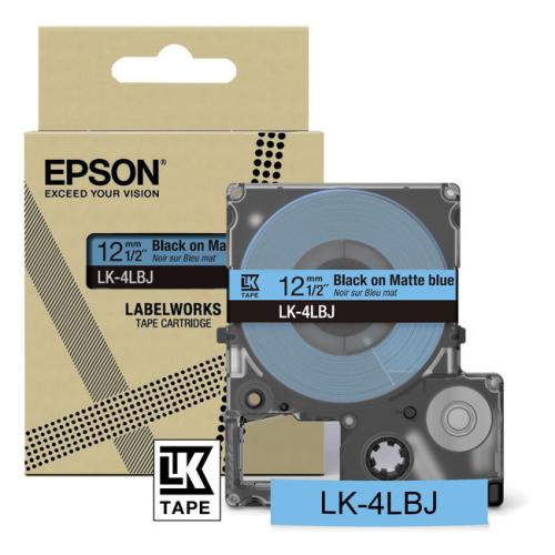 Epson étiquettes noir / bleu (C53S672080 / LK4LBJ)