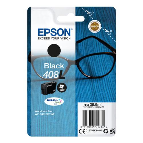 Epson cartouche d'impression noir (C13T09K14010 / 408L) (grande capacité)