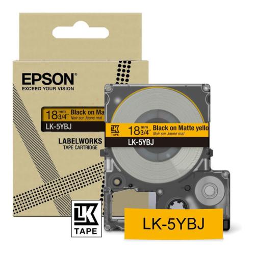 Epson étiquettes noir / jaune (C53S672075 / LK5YBJ)