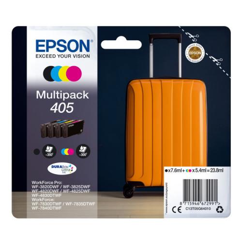 Epson cartouche d'impression noir / cyan / magenta / jaune (C13T05G64010 / 405) (multipack)