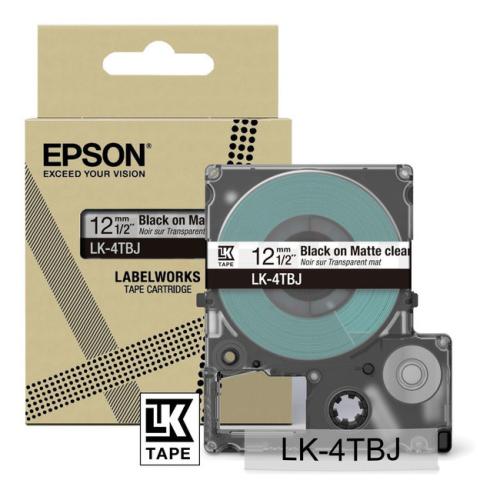 Epson étiquettes noir / transparent (C53S672065 / LK4TBJ)