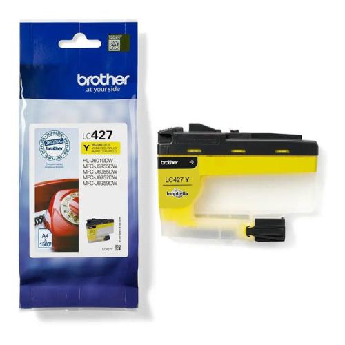 Brother cartouche d'impression jaune (LC427Y)