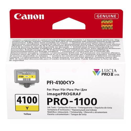 Canon cartouche d'impression jaune (6780C001 / PFI4100Y)