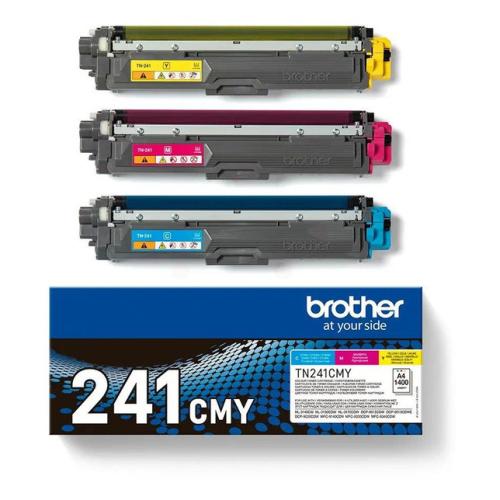 Brother toner cyan / magenta / jaune (TN241CMY) (multipack)