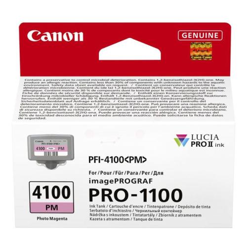 Canon cartouche d'impression photo magenta (6782C001 / PFI4100PM)