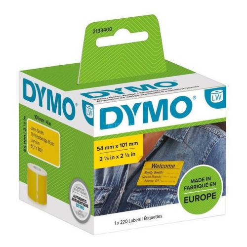 Dymo étiquettes jaune (2133400)