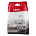 Canon cartouche d'impression noir (8190A002 / BCI15BK) (Double Pack)