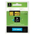 Dymo étiquettes noir sur jaune (53718 / S0720980), 24mm, laminé