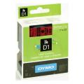 Dymo étiquettes noir sur rouge (53717 / S0720970), 24mm, laminé