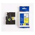 Brother tape noir sur jaune (TZEFX631), 12mm, flexible laminated