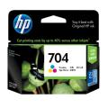 HP cartouche d'impression couleur (CN693AE / 704)