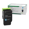 Lexmark toner cyan (78C0X20 / 078C0X20) (grande capacité)