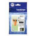 Brother cartouche d'impression noir / cyan / magenta / jaune (LC3217VALDR) (multipack)