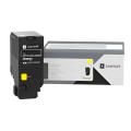 Lexmark toner jaune (81C0X40 / 081C0X40) (grande capacité)
