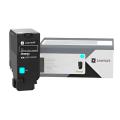 Lexmark toner cyan (81C0X20 / 081C0X20) (grande capacité)