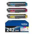 Brother toner cyan / magenta / jaune (TN242CMY) (multipack)