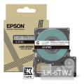 Epson étiquettes transparent / blanc (C53S672070 / LK6TWJ)