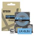 Epson étiquettes noir / bleu (C53S672082 / LK6LBJ)